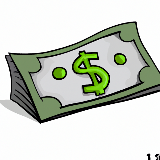 cartoon of a dollar bill