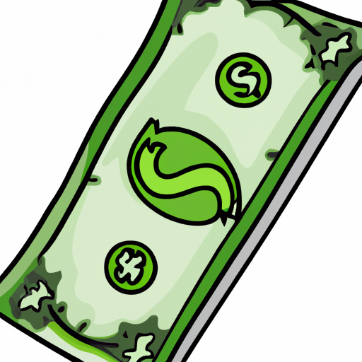 cartoon of a dollar bill