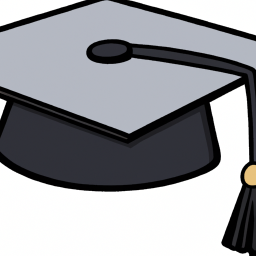 cartoon of a graduate hat