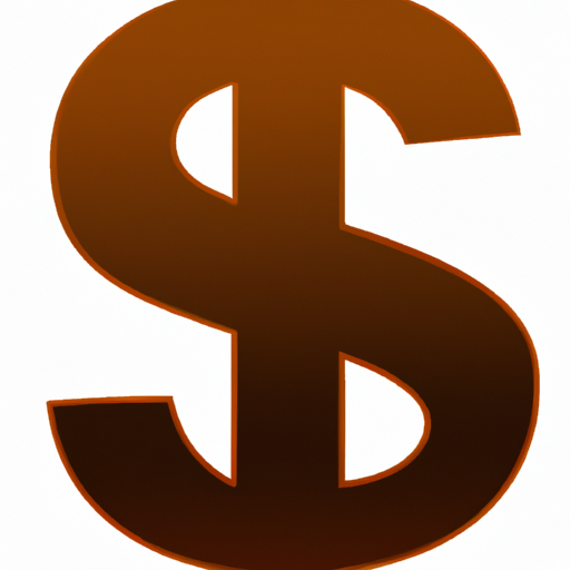An illustration of a brown dollar sign to represent investing in stocks