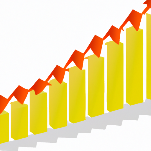 illustration of a graph with a upwards trend