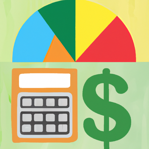 A colorful illustration of a small business budget
