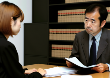 A meeting between a debtor and a legal advisor