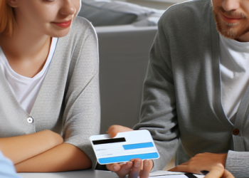 A couple sitting with a financial advisor, discussing their debt repayment plan