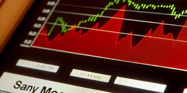 A snapshot of a screen displaying the money market fund's performance
