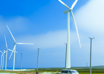 A sustainable wind energy project funded by green bonds