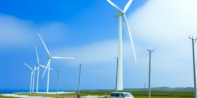 A sustainable wind energy project funded by green bonds